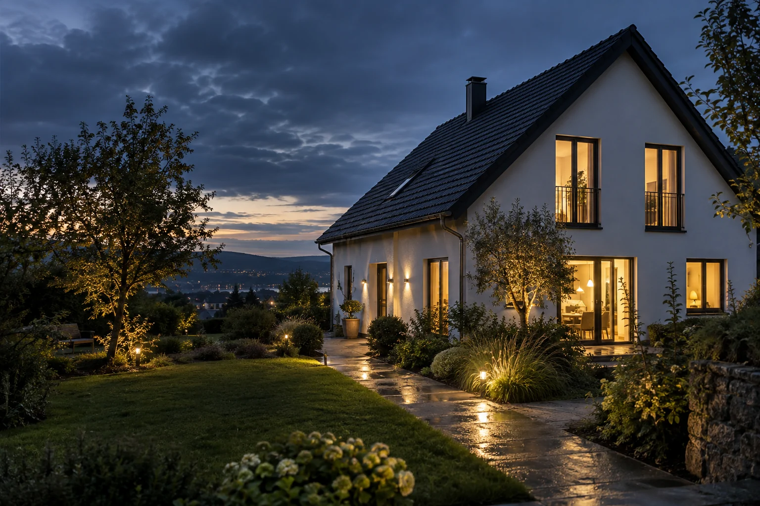 Symbolbild: ein Zuhause und seine Werte schützen
